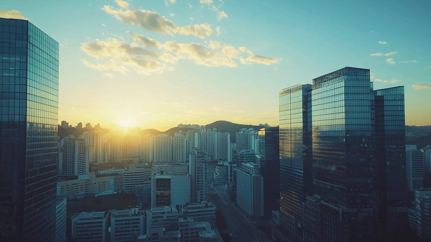 비즈니스 도시 풍경
